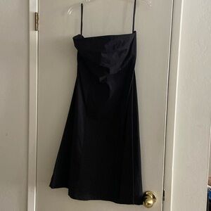 Black strapless Gap Dress